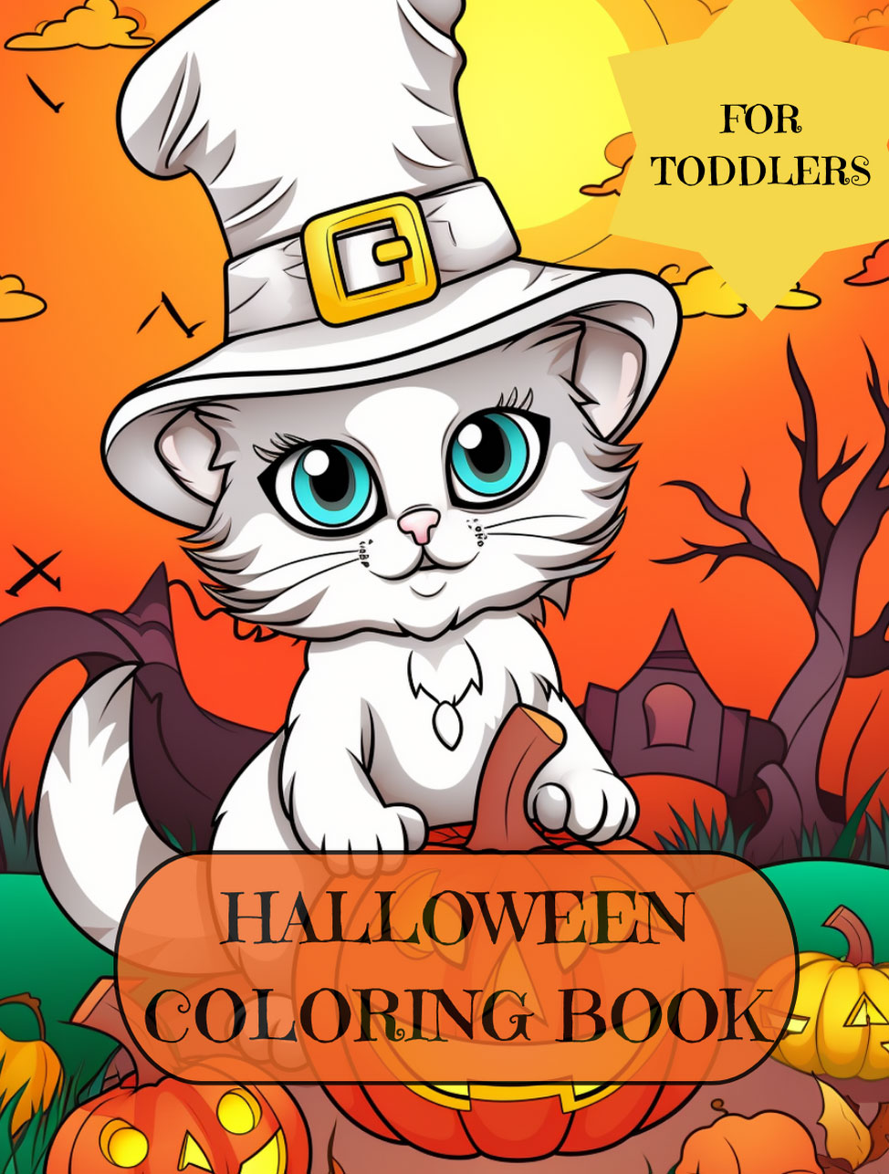 Hello Halloween: Coloring Books For Kids Ages 2-4 and Toddlers